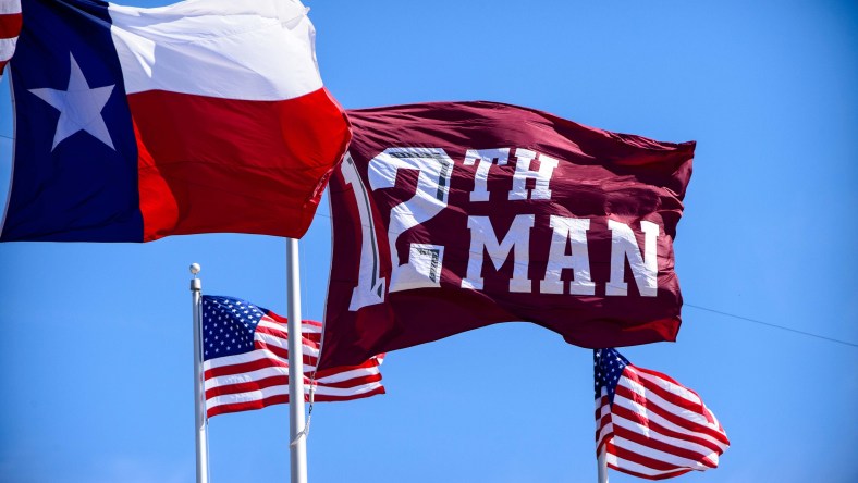 Texas A&M receiver Will Gunnell apologized for flipping fans the bird