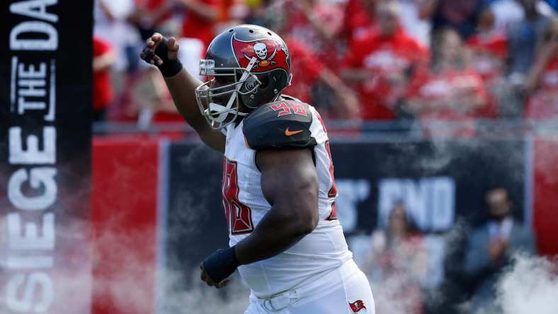 Buccaneers defensive tackle Clinton McDonald