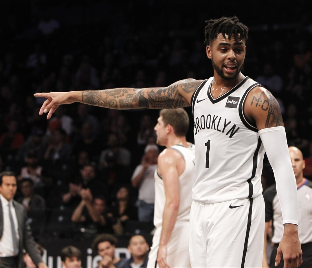 Nets' D'Angelo Russell looking to make impact for new team.