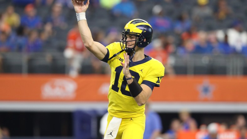 Michigan quarterback Brandon Peters