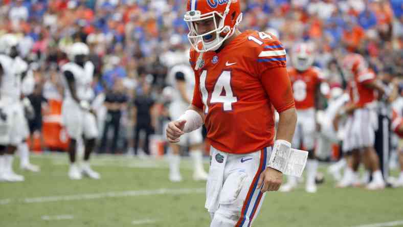 Florida Gators quarterback Luke Del Rio