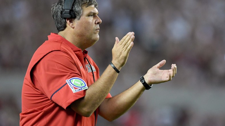 Matt Luke is likely only an interim coach at Ole Miss after this job posting was made online.