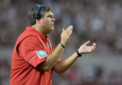 Matt Luke is likely only an interim coach at Ole Miss after this job posting was made online.