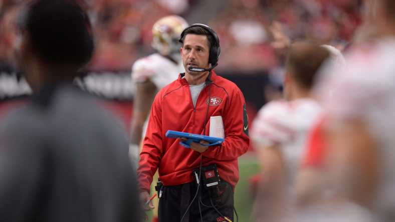 San Francisco 49ers head coach Kyle Shanahan