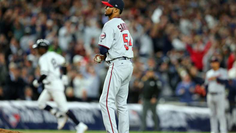 Minnesota Twins pitcher Ervin Santana during the 2017 AL Wild Card Game