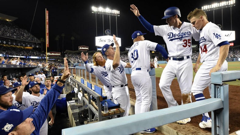 Dodgers first baseman Cody Bellinger