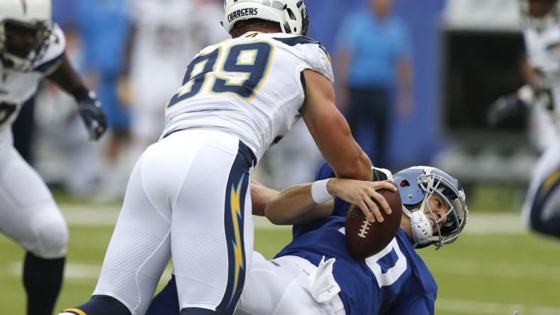 Joey Bosa dominated the Giants early on NFL Sunday.