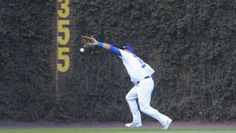 Chicago Cubs left fielder Kyle Schwarber