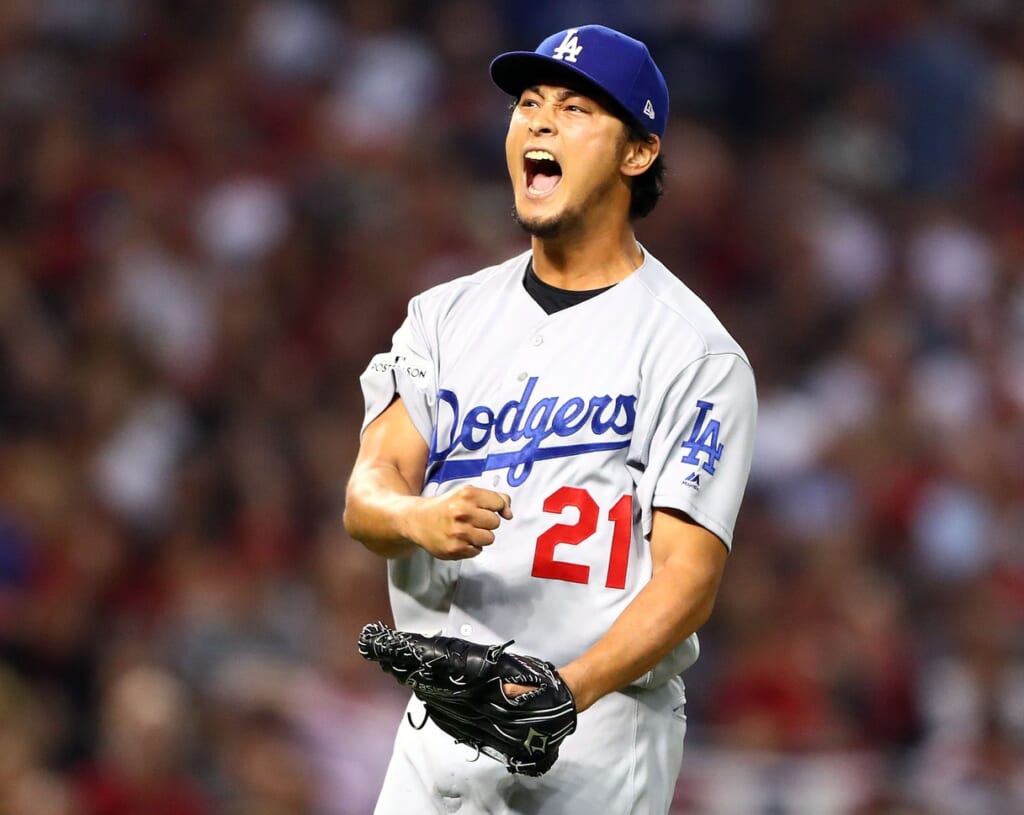 Dodgers pitcher Yu Darvish