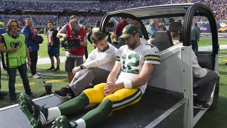 Green Bay Packers quarterback Aaron Rodgers