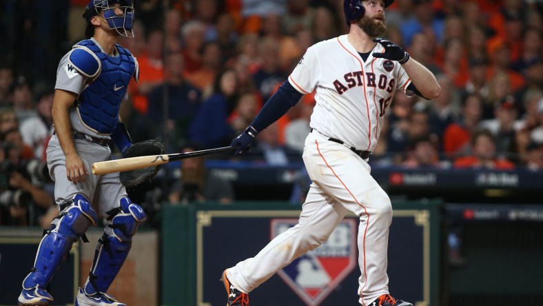 Houston Astros catcher Brian McCann homers and we know the balls are juiced