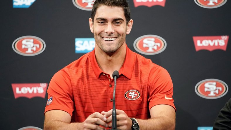 49ers quarterback Jimmy Garoppolo