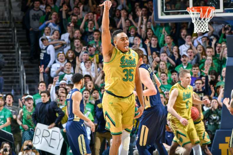 Notre Dame FIghting Irish forward Bonzie Colson is one of the most dangerous scorers of any Top 25 college basketball team