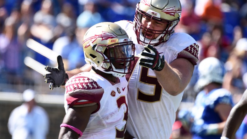 Florida State offensive lineman Josh Ball