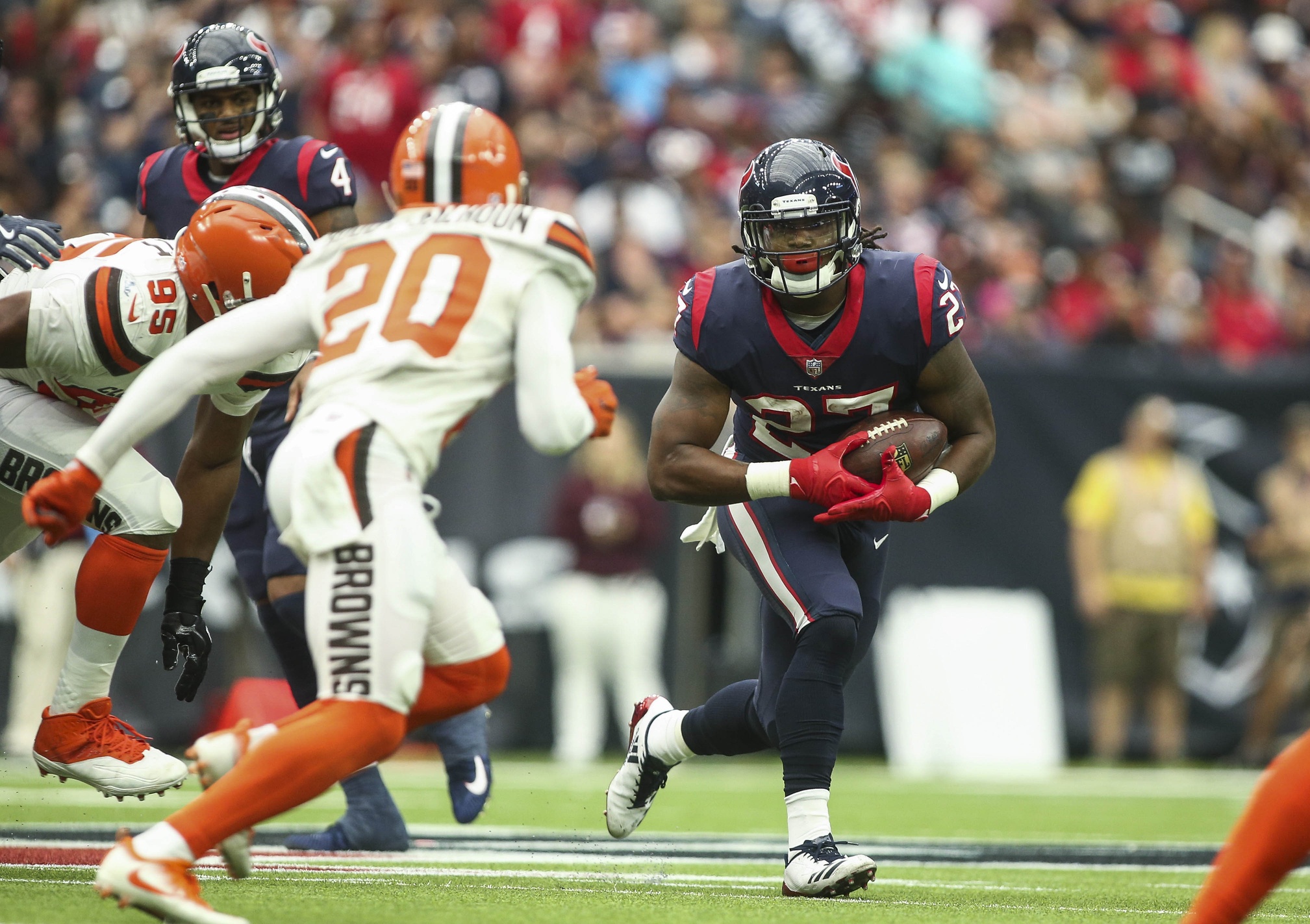 Texans running back D'Onta Foreman