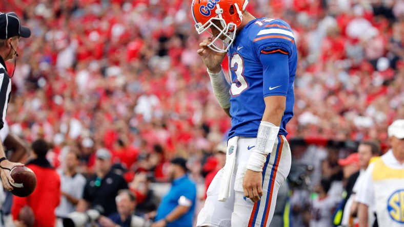 Florida quarterback Feleipe Franks