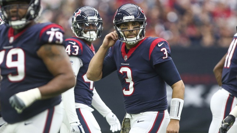 Houston Texans quarterback Tom Savage