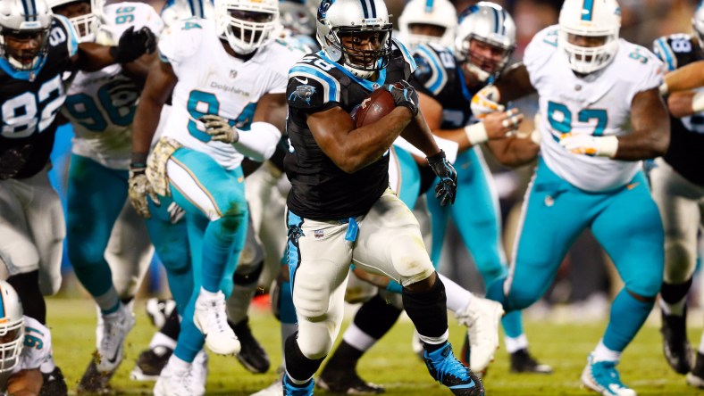 Panthers running back Jonathan Stewart on Monday Night Football