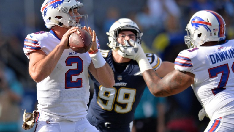 Bills quarterback Nathan Peterman