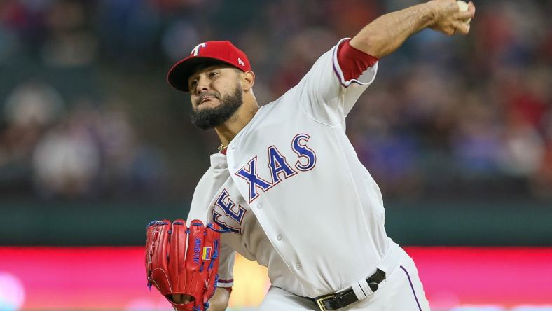 Rangers pitcher Martin Perez