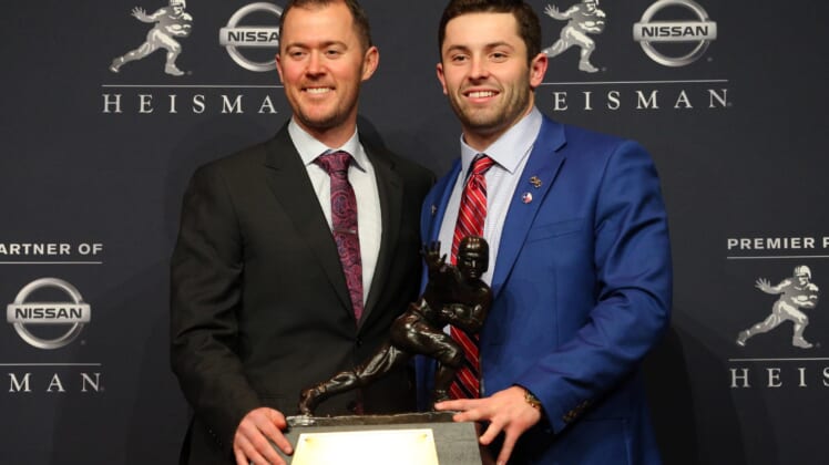 Lincoln Riley and Baker Mayfield were two of the most popular college football personalities in 2017
