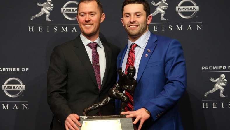 Lincoln Riley and Baker Mayfield were two of the most popular college football personalities in 2017