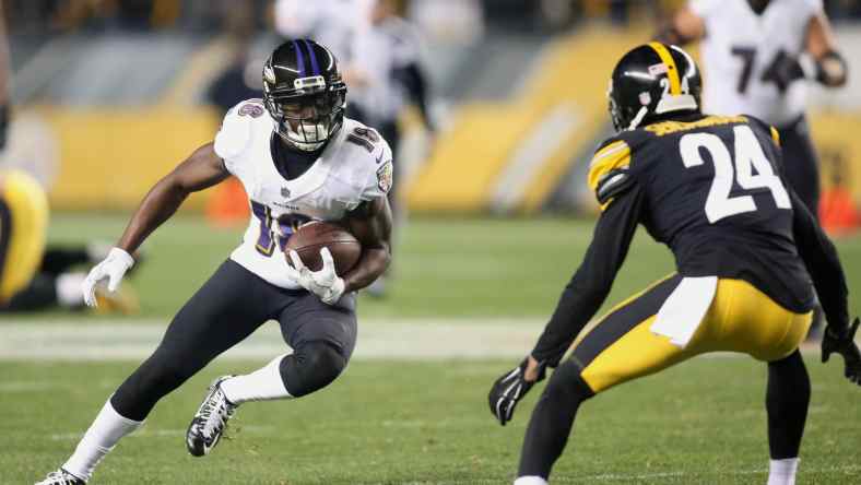 Ravens receiver Jeremy Maclin