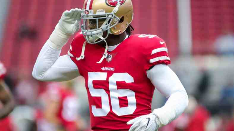 49ers linebacker Reuben Foster