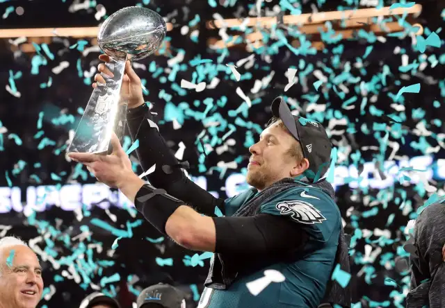 nick foles super bowl trophy