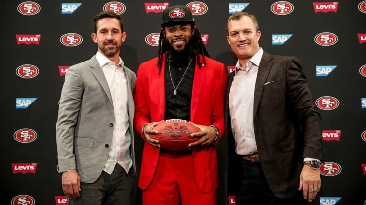 Richard Sherman officially introduced as a member of the 49ers