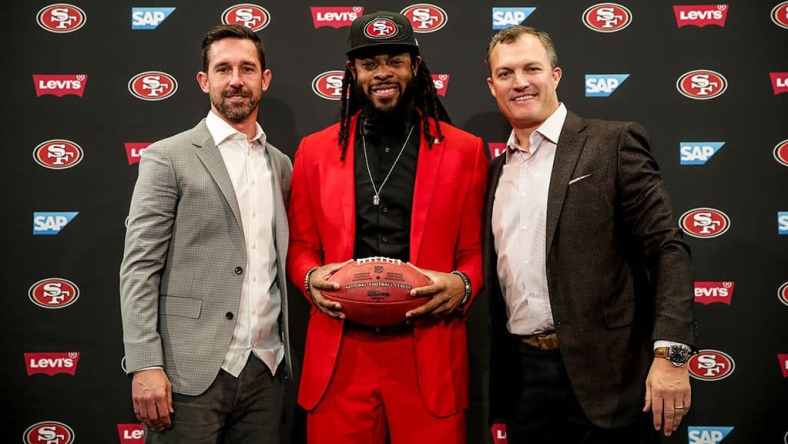 Richard Sherman officially introduced as a member of the 49ers