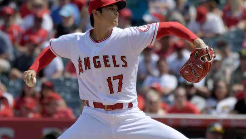 Angels pitcher Shohei Ohtani