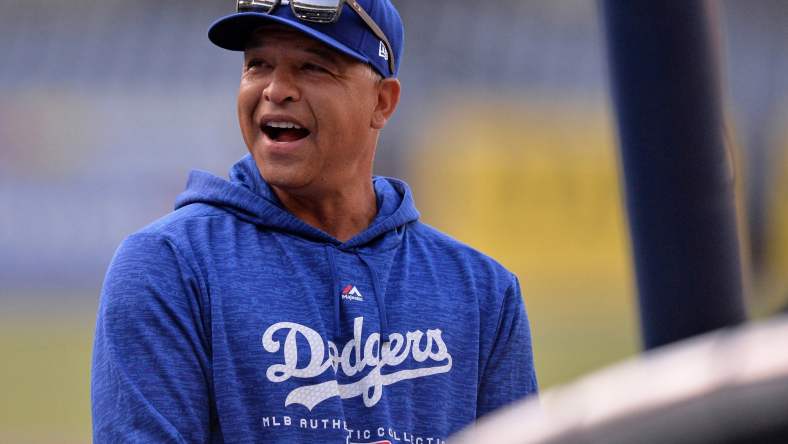 Dodgers manager Dave Roberts