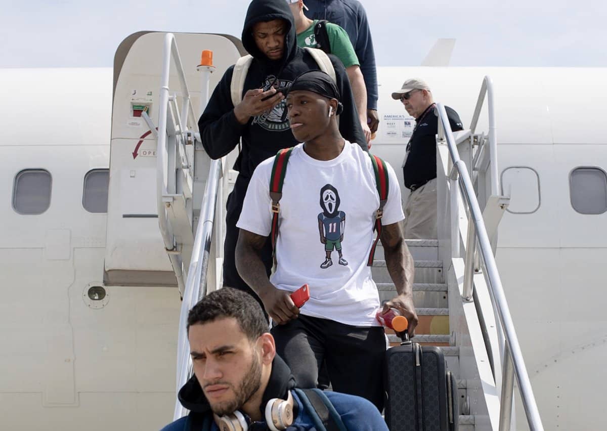 Terry Rozier will not troll Eric Bledsoe with Drew Bledsoe jersey