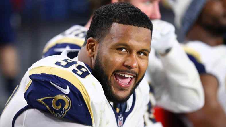 Rams defensive lineman Aaron Donald