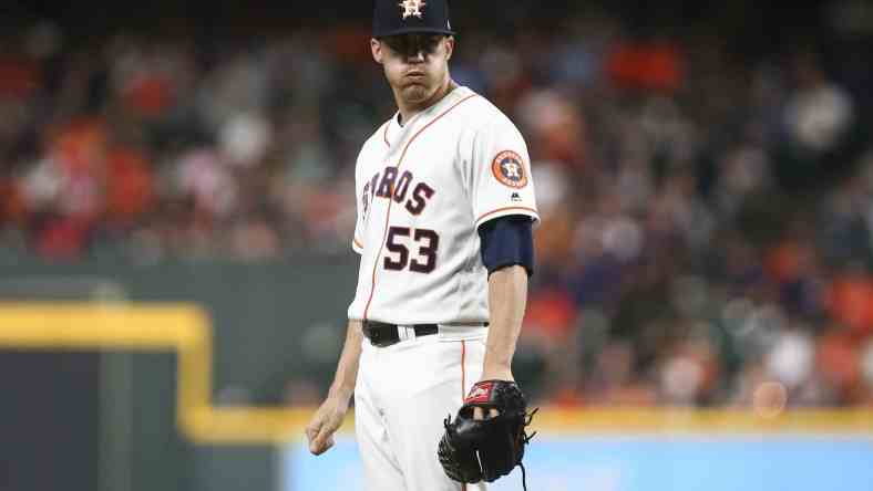 Astros reliever Ken Giles