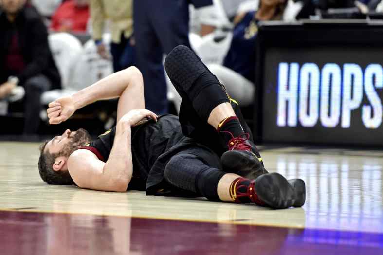 Kevin Love suffered a concussion in Game 6