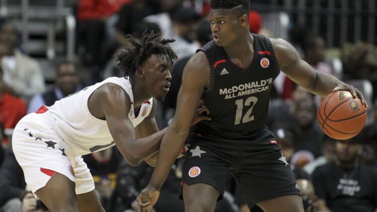 WATCH: Incoming Duke Freshman Zion Williamson Dunks From Free-throw Line