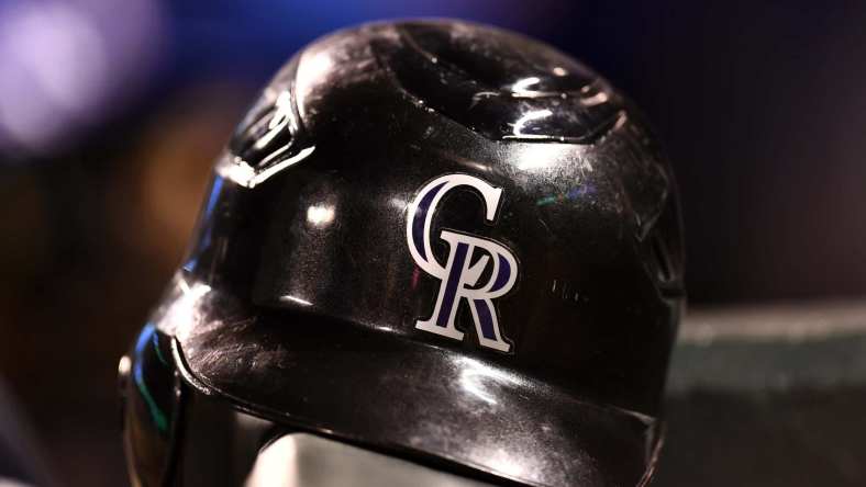 Colorado Rockies helmet