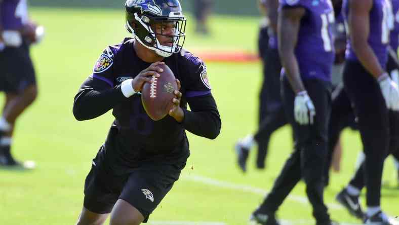 Ravens quarterback Lamar Jackson