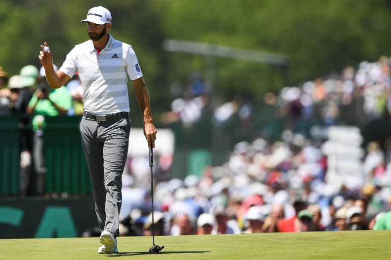 Dustin Johnson in Round 1 of the U.S. Open