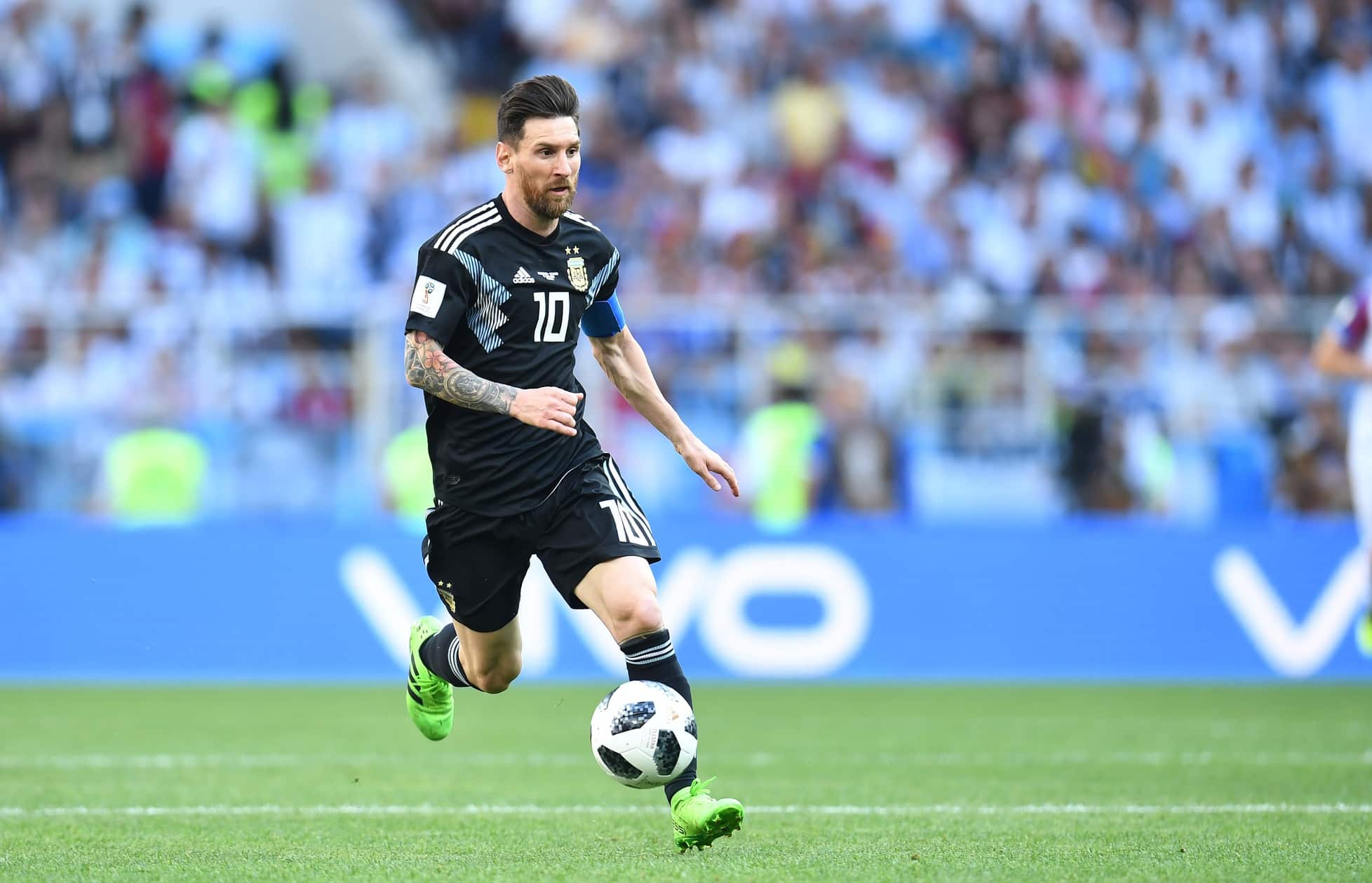 Argentina's Lionel Messi during the 2018 World Cup