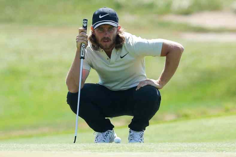 Tommy Fleetwood during the final round of the 2018 U.S. Open
