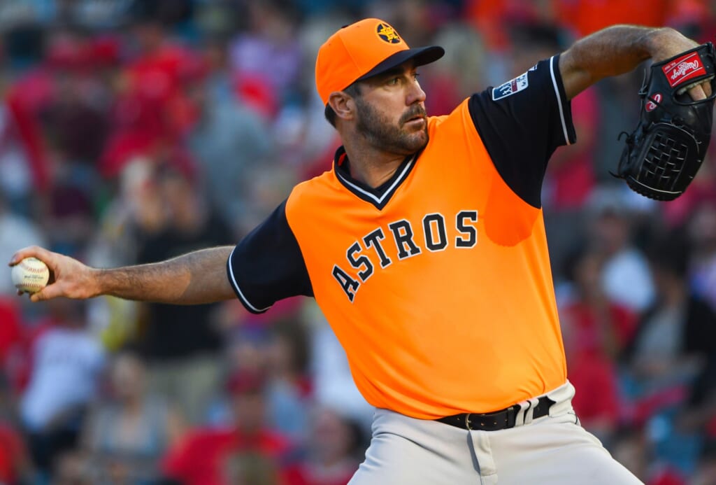 justin verlander orange jersey