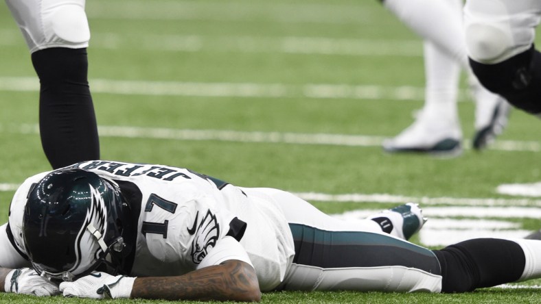 Philadelphia Eagles Alshon Jeffery during game against Saints