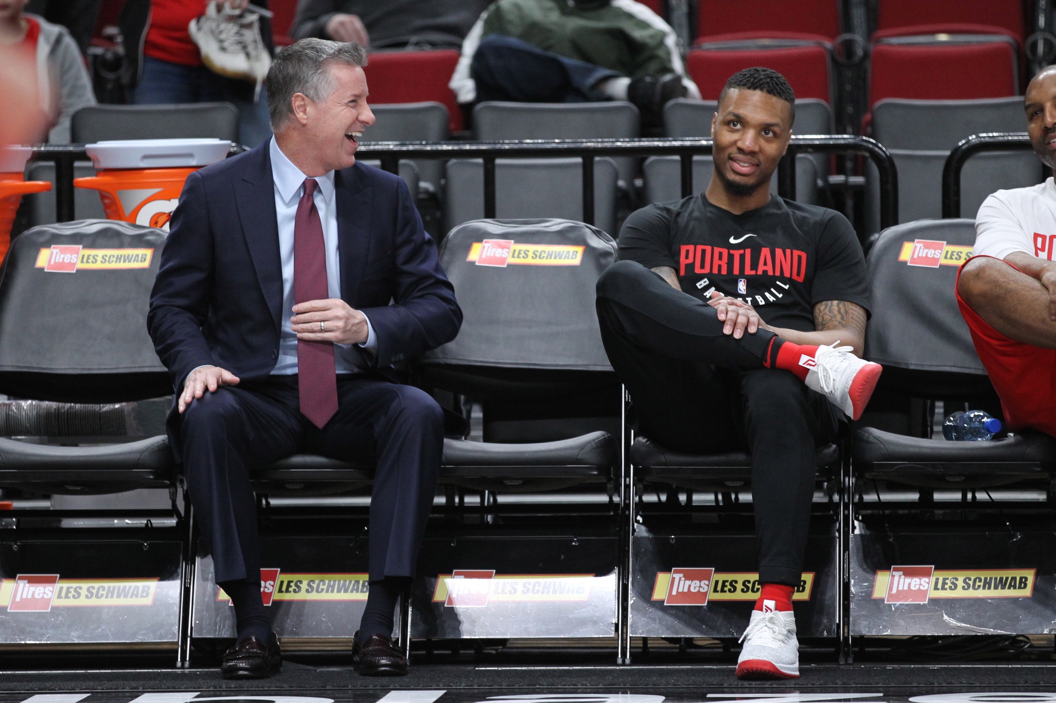 Blazers Damian Lillard, Neil Olshey