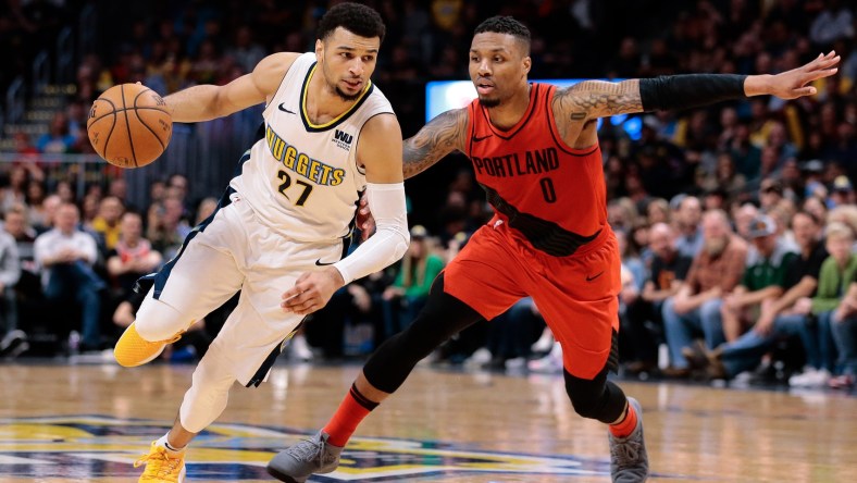 Trail Blazers vs. Nuggets Damian Lillard Jamal Murray