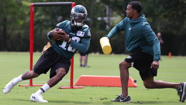 Eagles WR DeSean Jackson during minicamp.