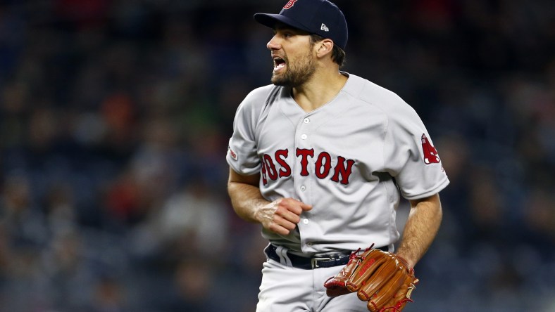 Boston Red Sox pitcher Nathan Eovaldi