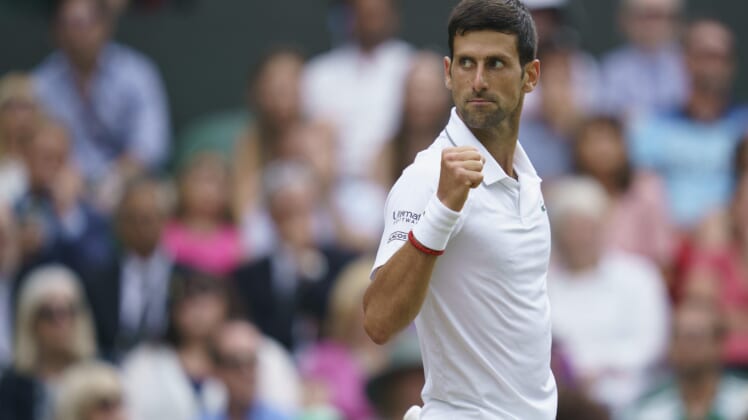 Novak Dkokovic 2019 Wimbledon